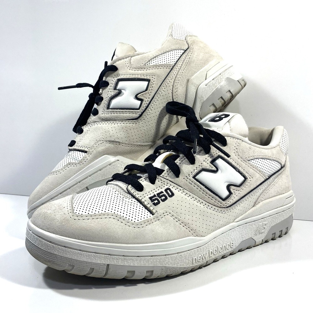 New Balance 550 Mens Size 10 PRB White Reflection BB550PRB